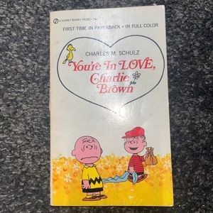 You’re in love Charlie Brown vintage picture book